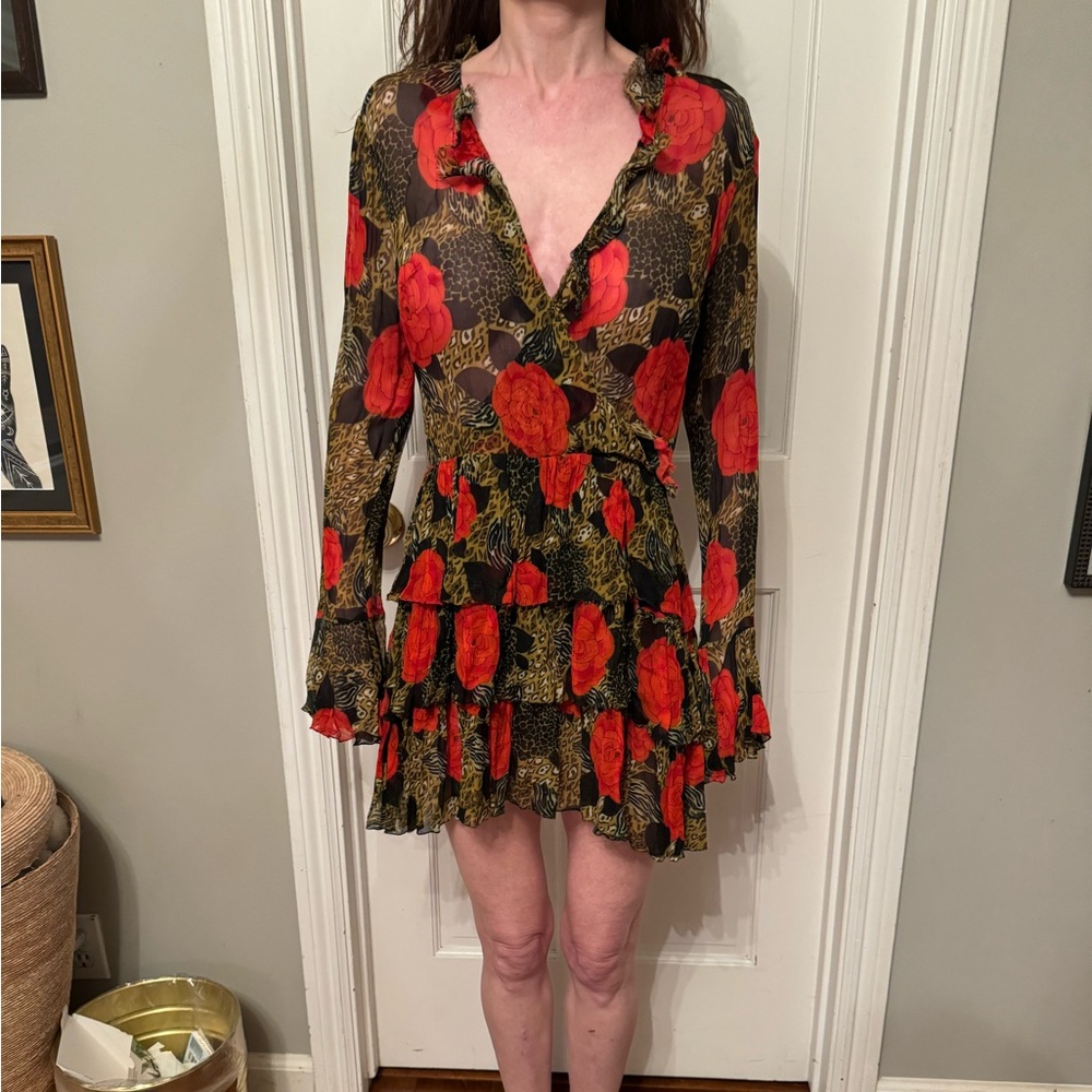 The kooples printed mini dress